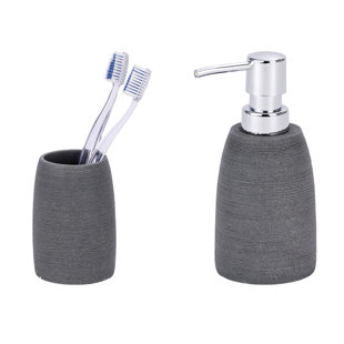 Navy Bathroom Accessories Wayfair Co Uk Goa 2 Piece Bathroom Accessory Set