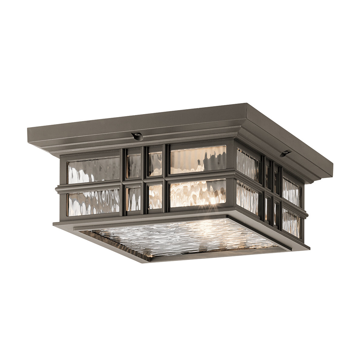 craftsman style flush mount lighting