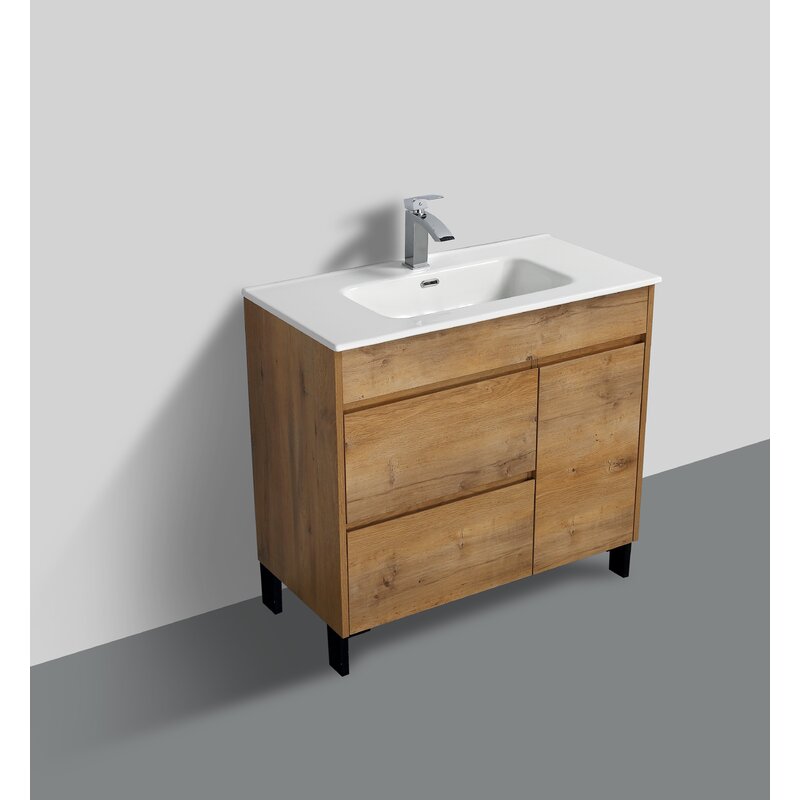 Union Rustic Chumasero 40 Single Bathroom Vanity Set Reviews Wayfair