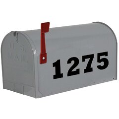 Mailbox Number Plate Wayfair