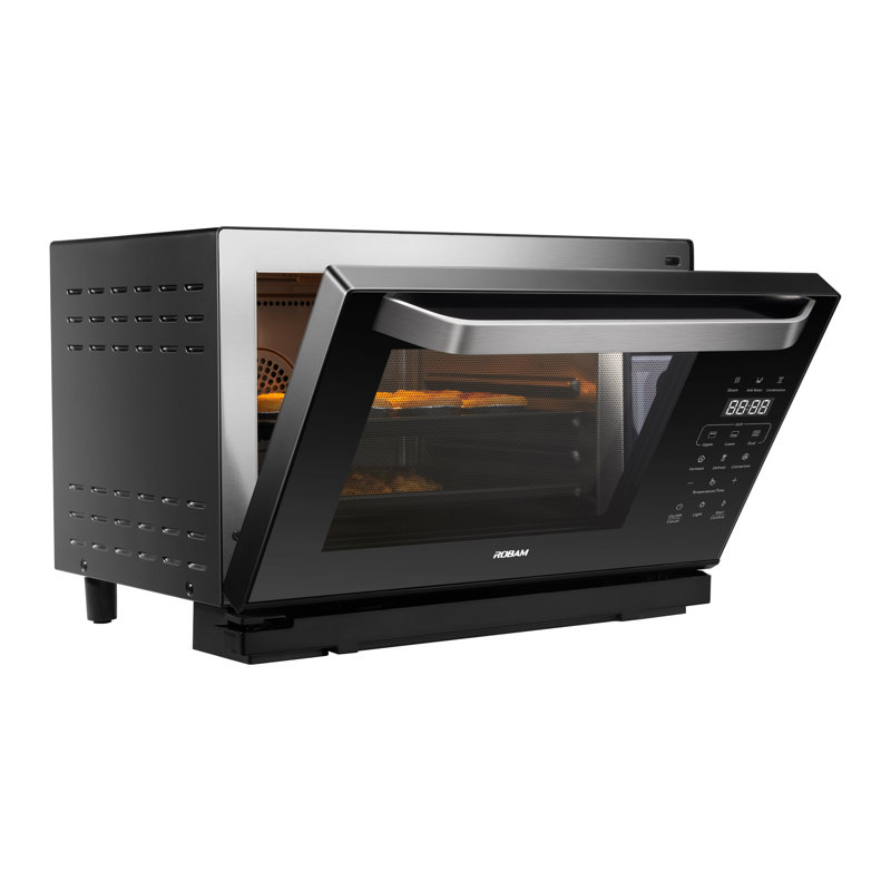 Robam 20 1 Cu Ft 1300 Watt Convection Countertop With Sensor Cooking Toaster Oven Wayfair Sensor Cooking Toaster Oven