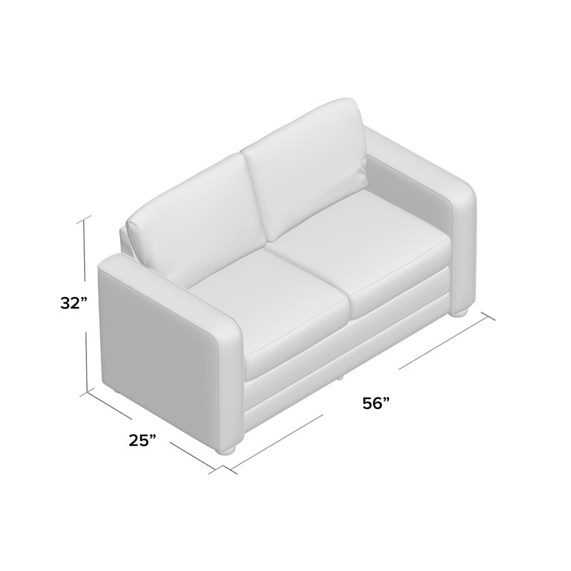 Lillian Ultra Lightweight Sleeper Loveseat