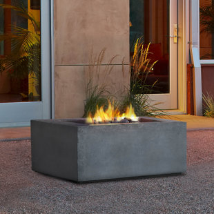Baltic Concrete Liquid Propane Fire Pit Table