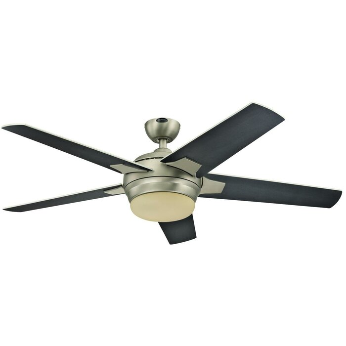 52 Virgie Two Light 5 Blade Ceiling Fan