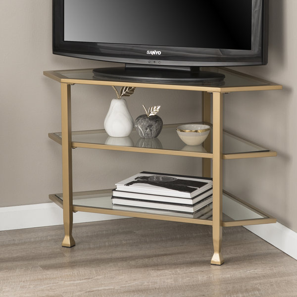 House Of Hampton Deleo Corner Tv Stand For Tvs Up To 40 Reviews Wayfair