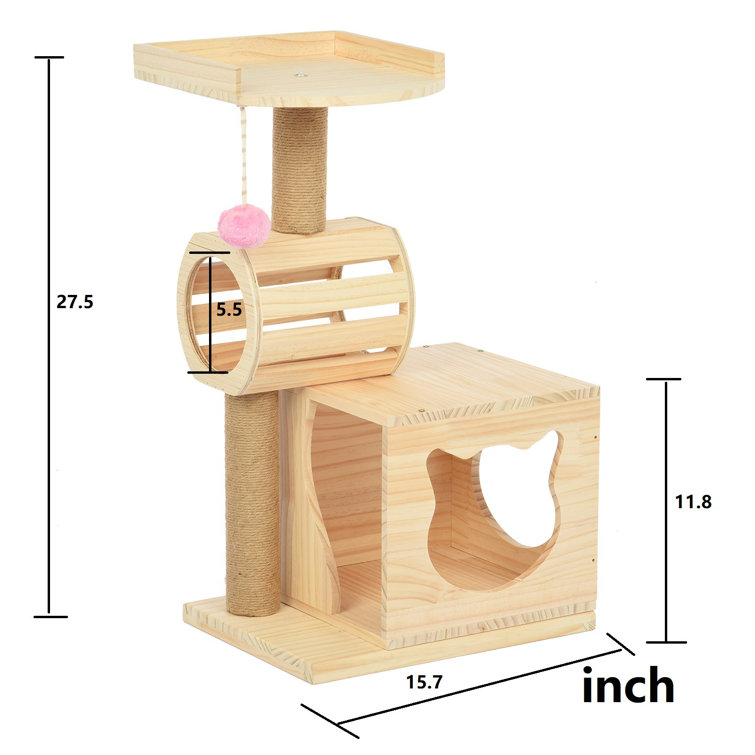 28 inch cat tree