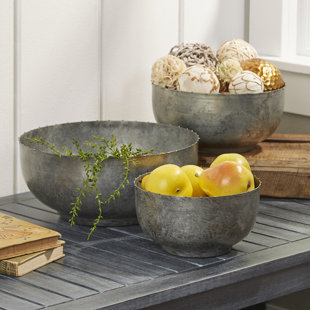 Decorative Bowl For Keys Wayfair Athey Decorative Bowls Set Of 3