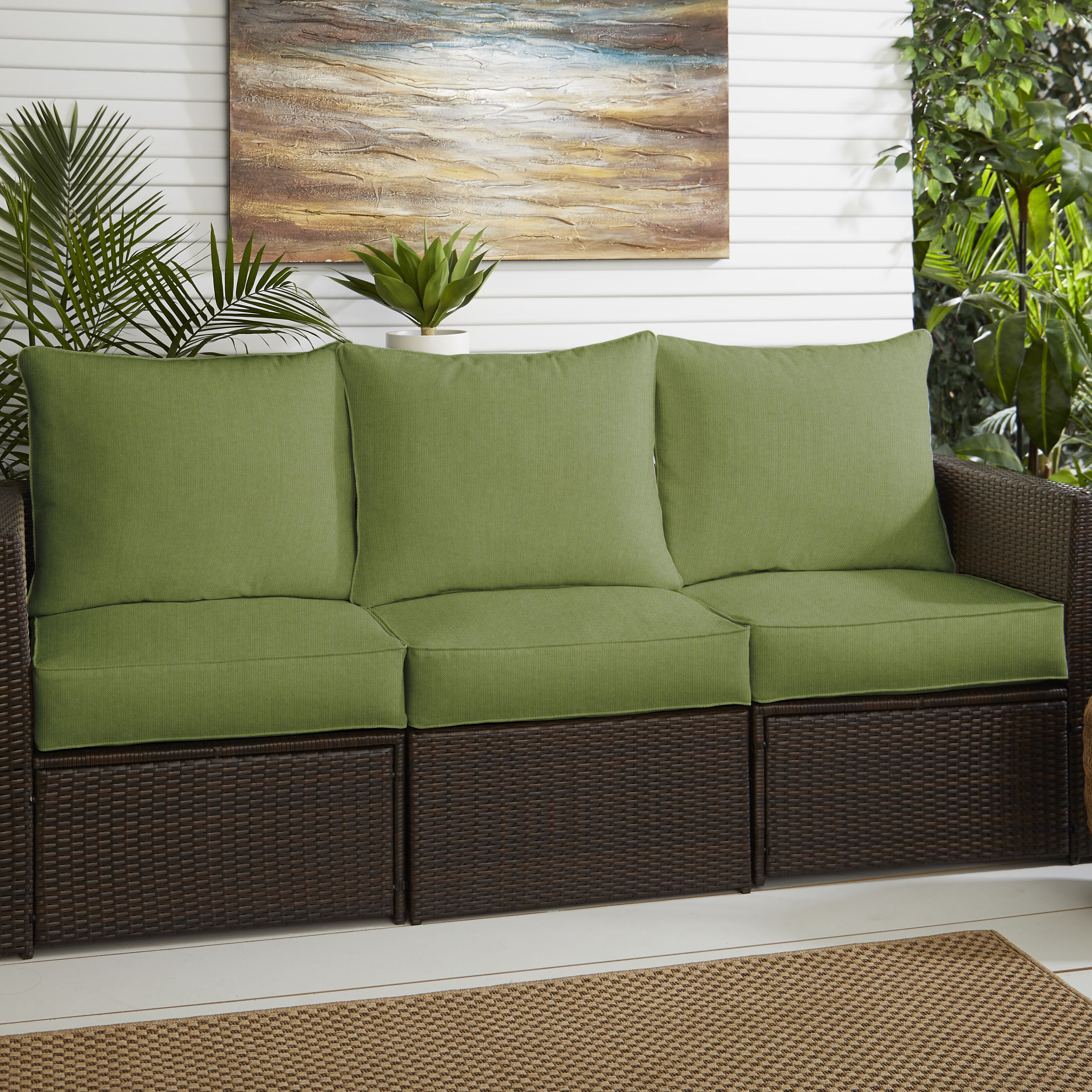 replacement loveseat cushions indoor