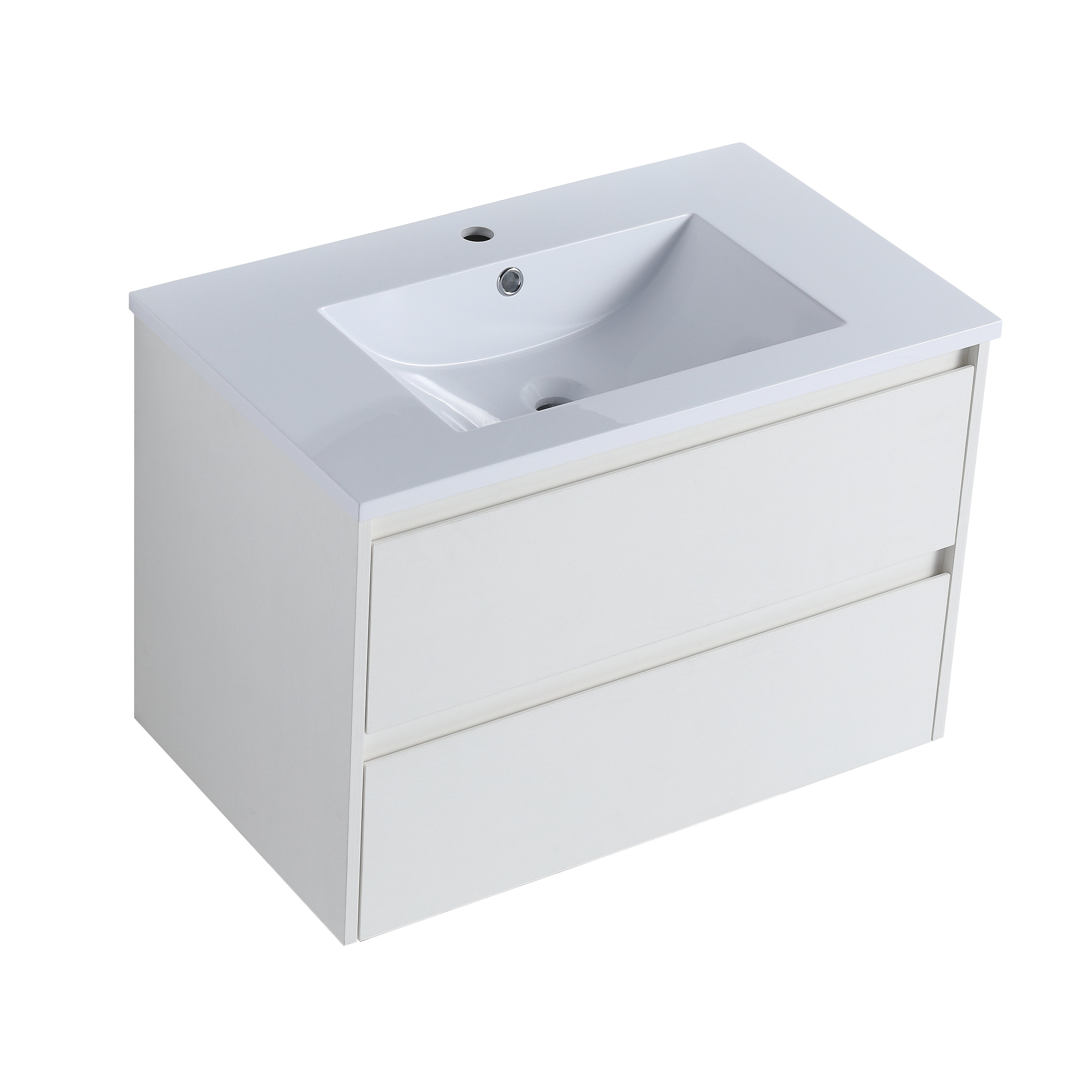 Latitude Run® 30 X 18 Inch Floating Bathroom Vanity With 2/3 Soft Close