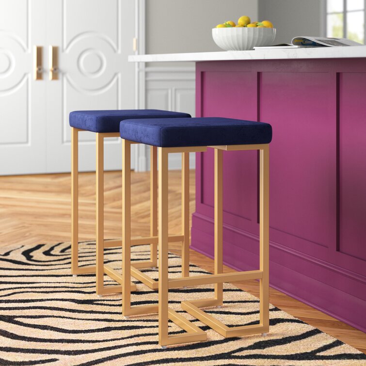 wayfair velvet stool