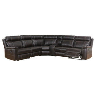 Winter Reclining Sectional With Console by Darby Home Co Savings