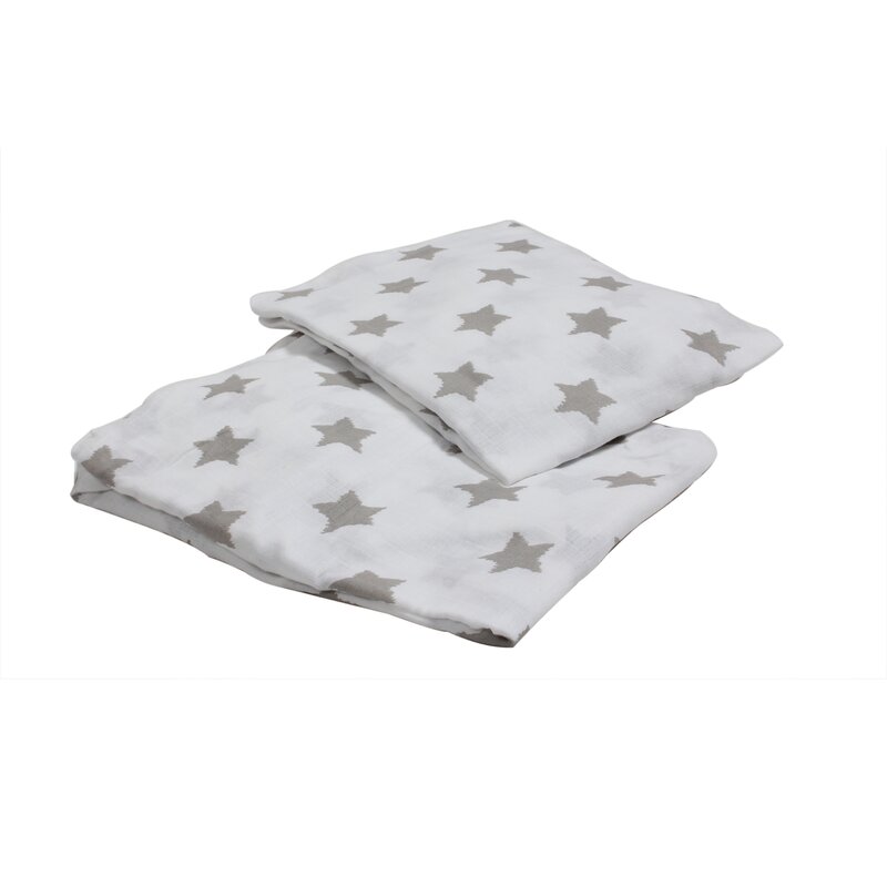 Harriet Bee Myndi Stars Fitted Crib Sheets Reviews Wayfair