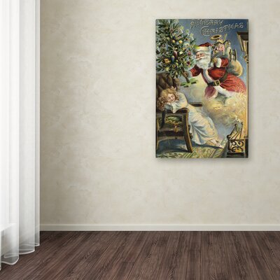 Merry Christmas Santa by Vintage Apple Collection, 16×24-Inch
