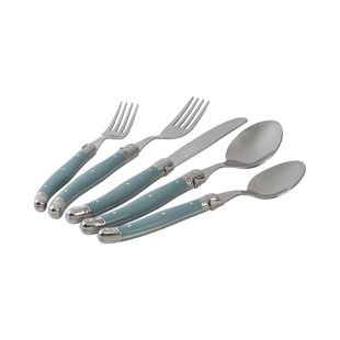Bermuda Blue Plastic Assorted Cutlery Serves 50 