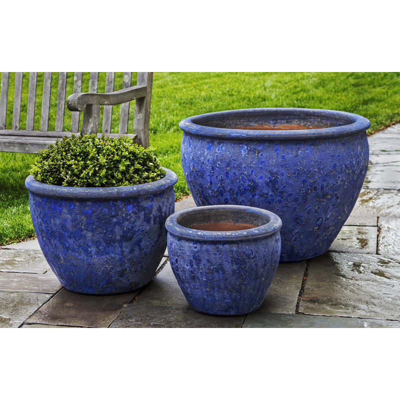 Campania International Inc Corfu 3 Piece Pot Planter Set Wayfair