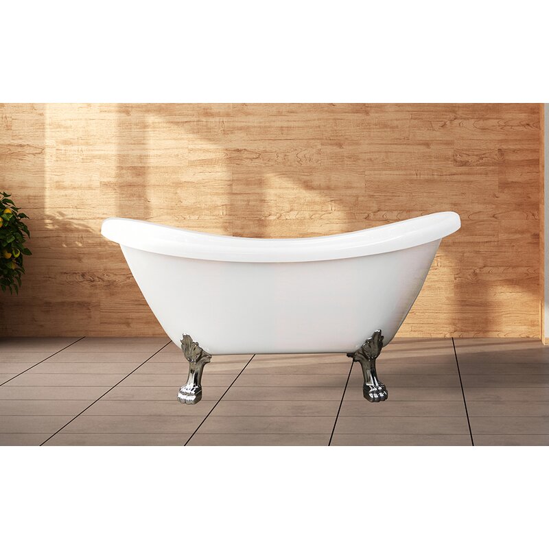 fiberglass clawfoot tub