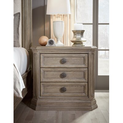 Thaxted 3 Drawer Nightstand Darby Home Co