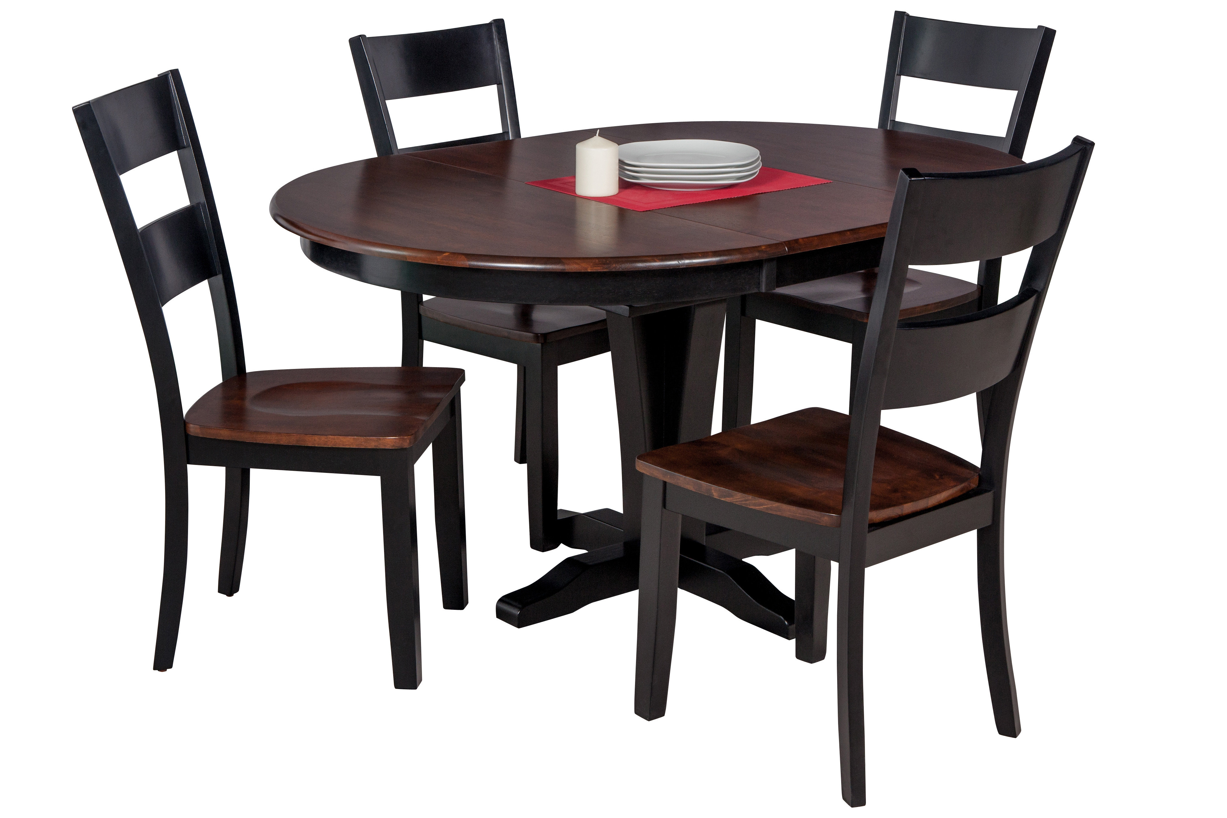 Maryrose 5 Piece Solid Wood Dining Set With Erfly Leaf Table Maryrose 5 Piece Solid Wood Dining Set With Erfly Leaf Table