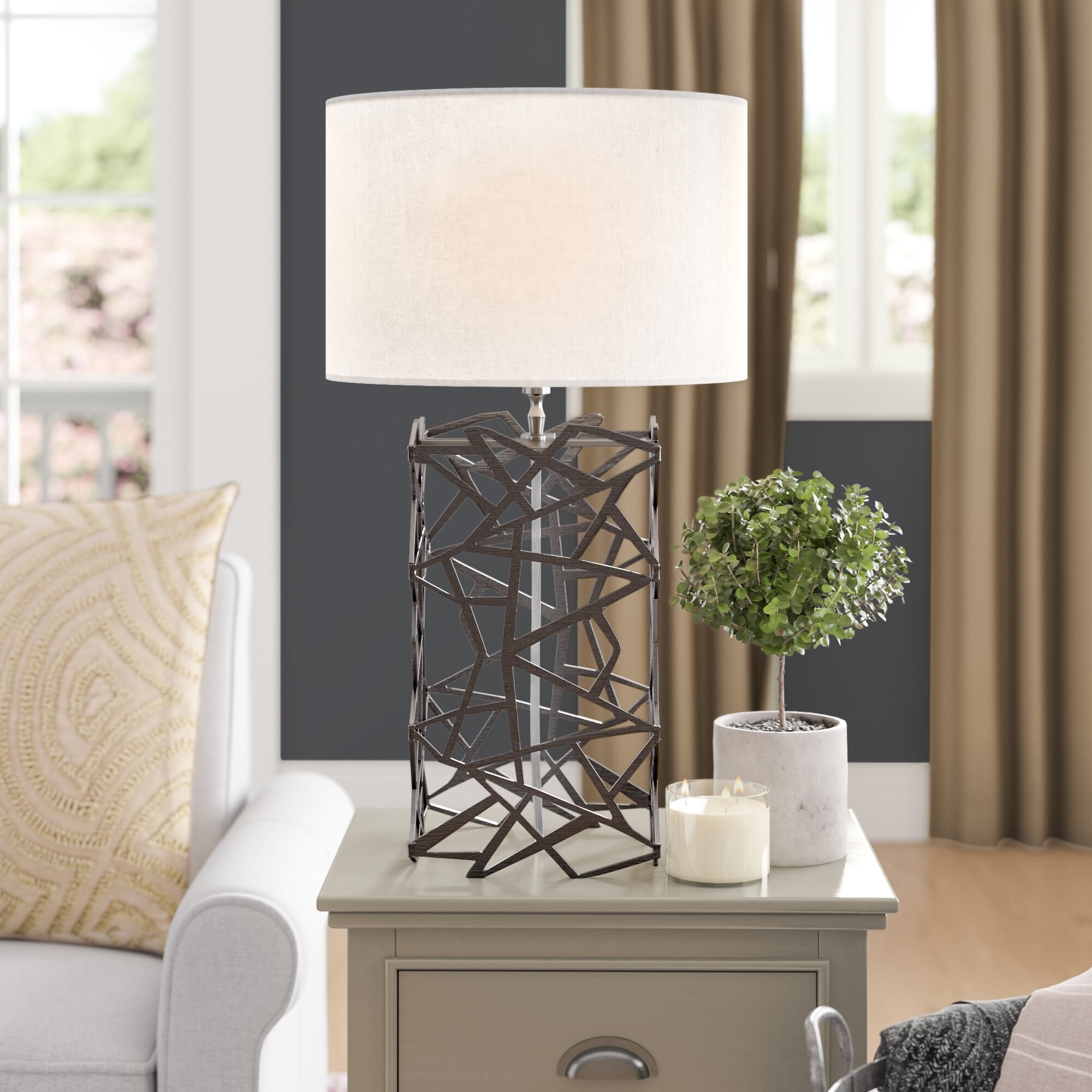 cage light table lamp
