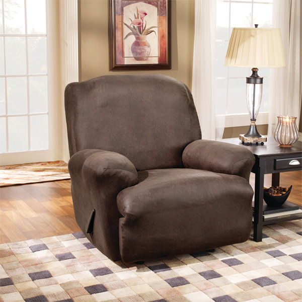 Sure Fit Stretch Leather TCushion Recliner Slipcover & Reviews Wayfair