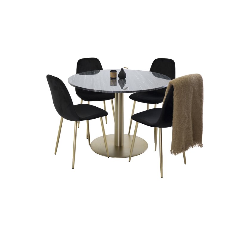 mabel dining set with 4 chairs