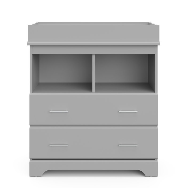 pebble gray changing table