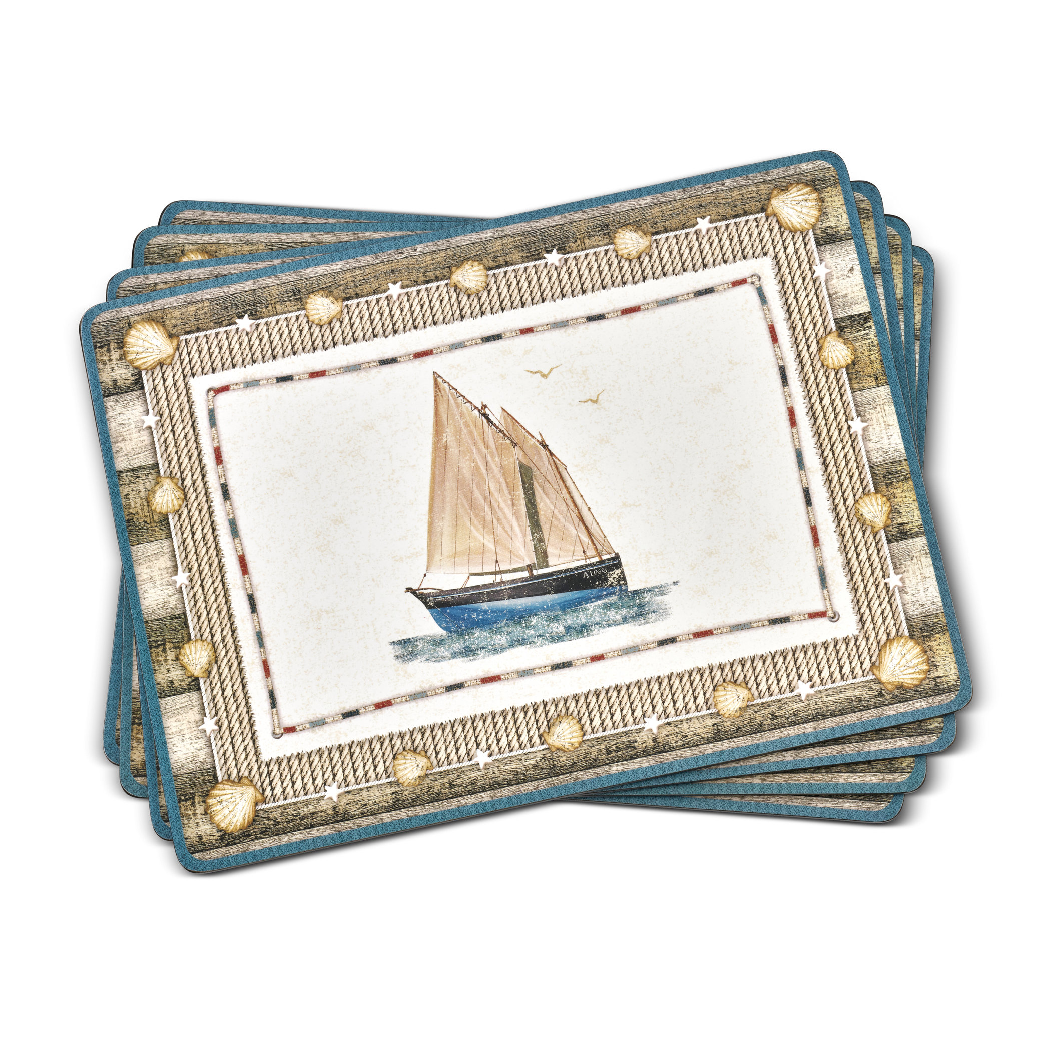 Pimpernel Coastal Breeze 16" Cork Placemat & Reviews Wayfair