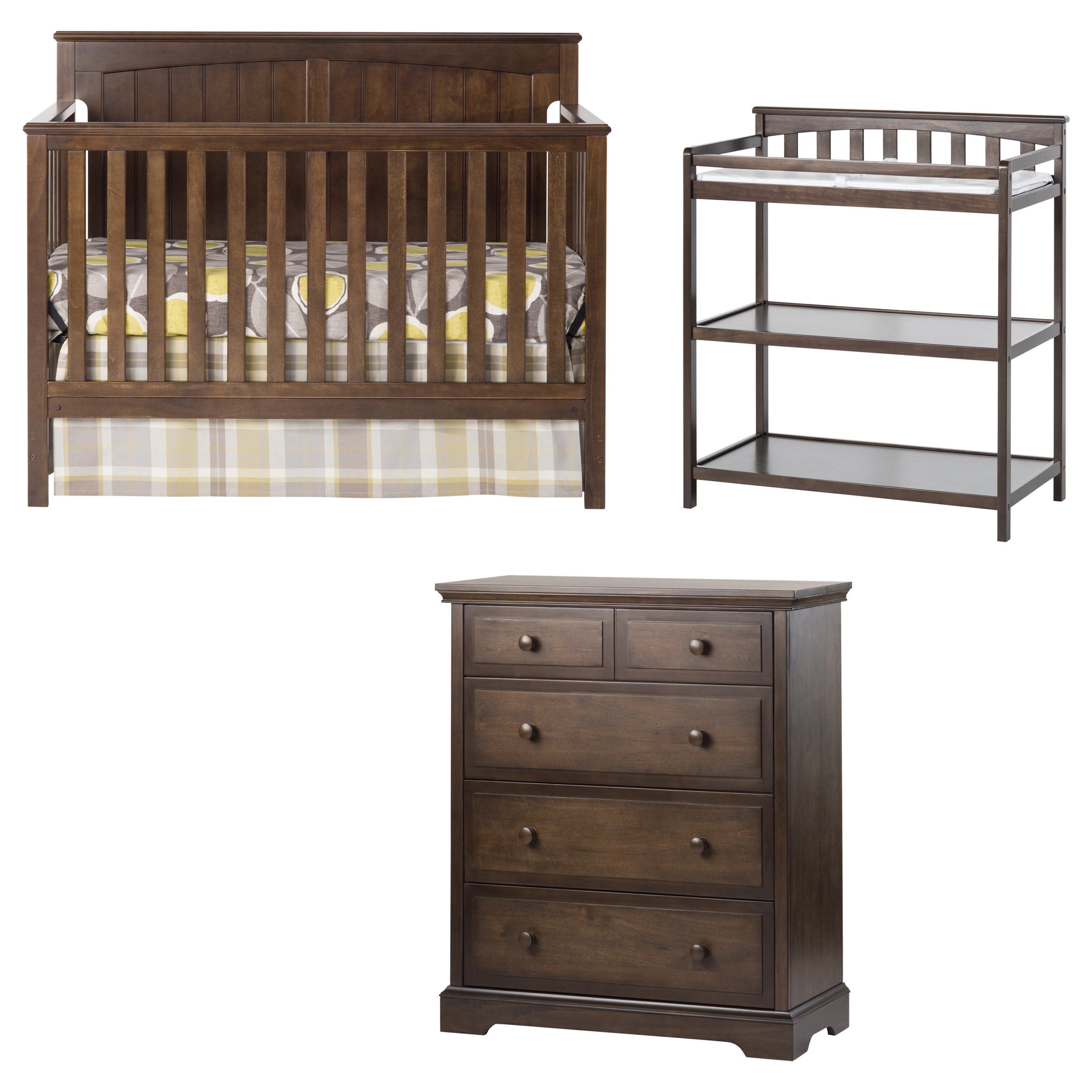 Child Craft Sheldon 4 In 1 Convertible Standard 3 Piece Nursery Furniture Set Reviews Wayfair Ca