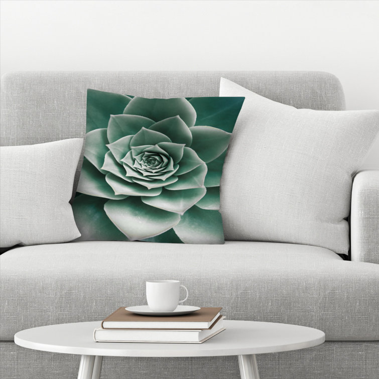 succulent throw pillow