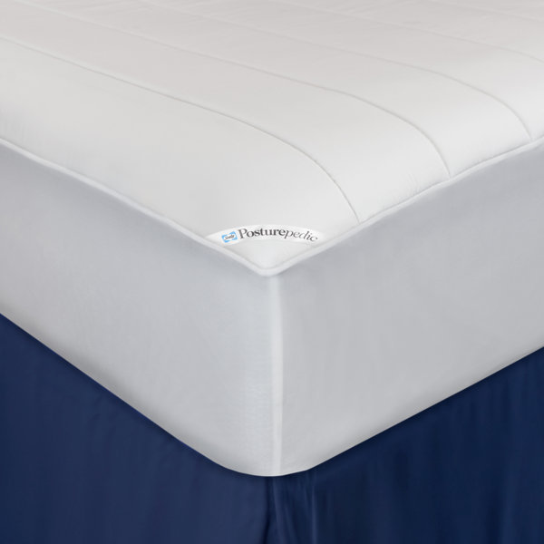 Sealy Posturepedic Washable Memory Foam Fitted Mattress Cover