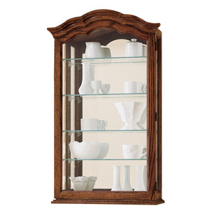 Go to store & view more images Darby Home Co Brammer Wall-Mounted Curio Cabinet
