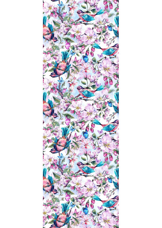 Wrought Studio Zellers Removable Sakura Tree And Bird 10 L X 25