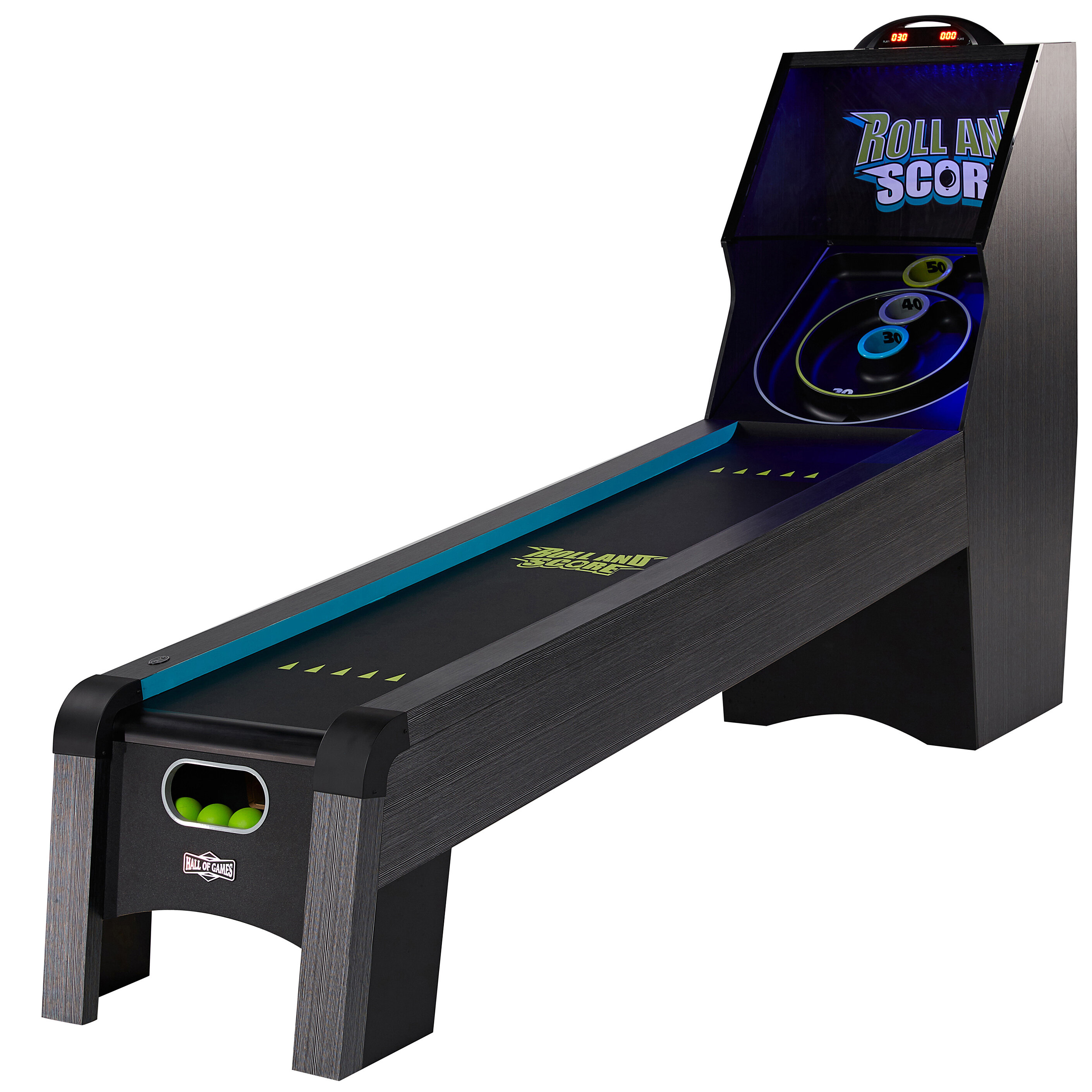 electronic tabletop skee pinball game