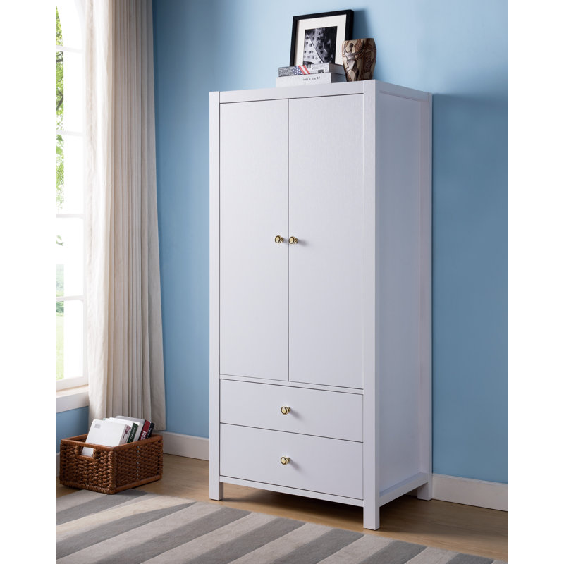 Grovelane Alexia Wooden Storage Cabinet Wardrobe Armoire Wayfair Alexia Wooden Storage Cabinet Wardrobe Armoire