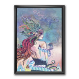 16 x 12 Carolines Treasures Blonde Mermaid Wall or Door Hanging Prints