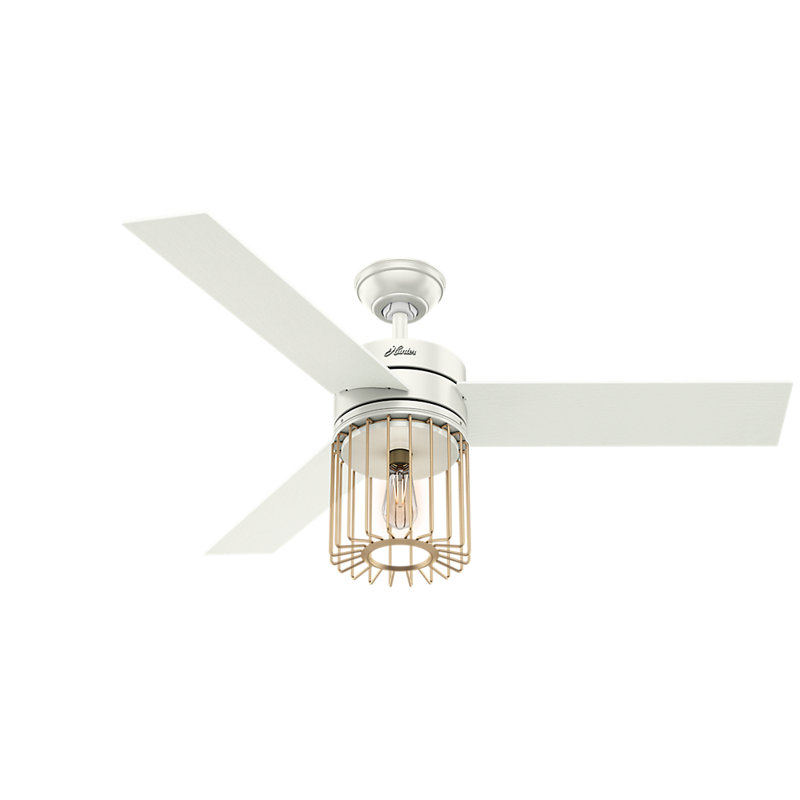 Hunter Fan 52 Ronan 3 Blade Ceiling Fan With Remote Light Kit