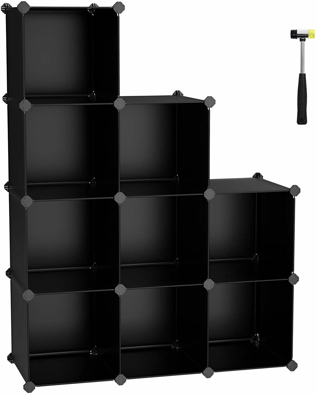 Rebrilliant Storage Cube Organizer 9 Pair Stackable Shoe Rack Reviews Wayfair