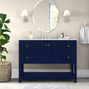 54 Inch By 18 Deep Bathroom Vanity | Wayfair