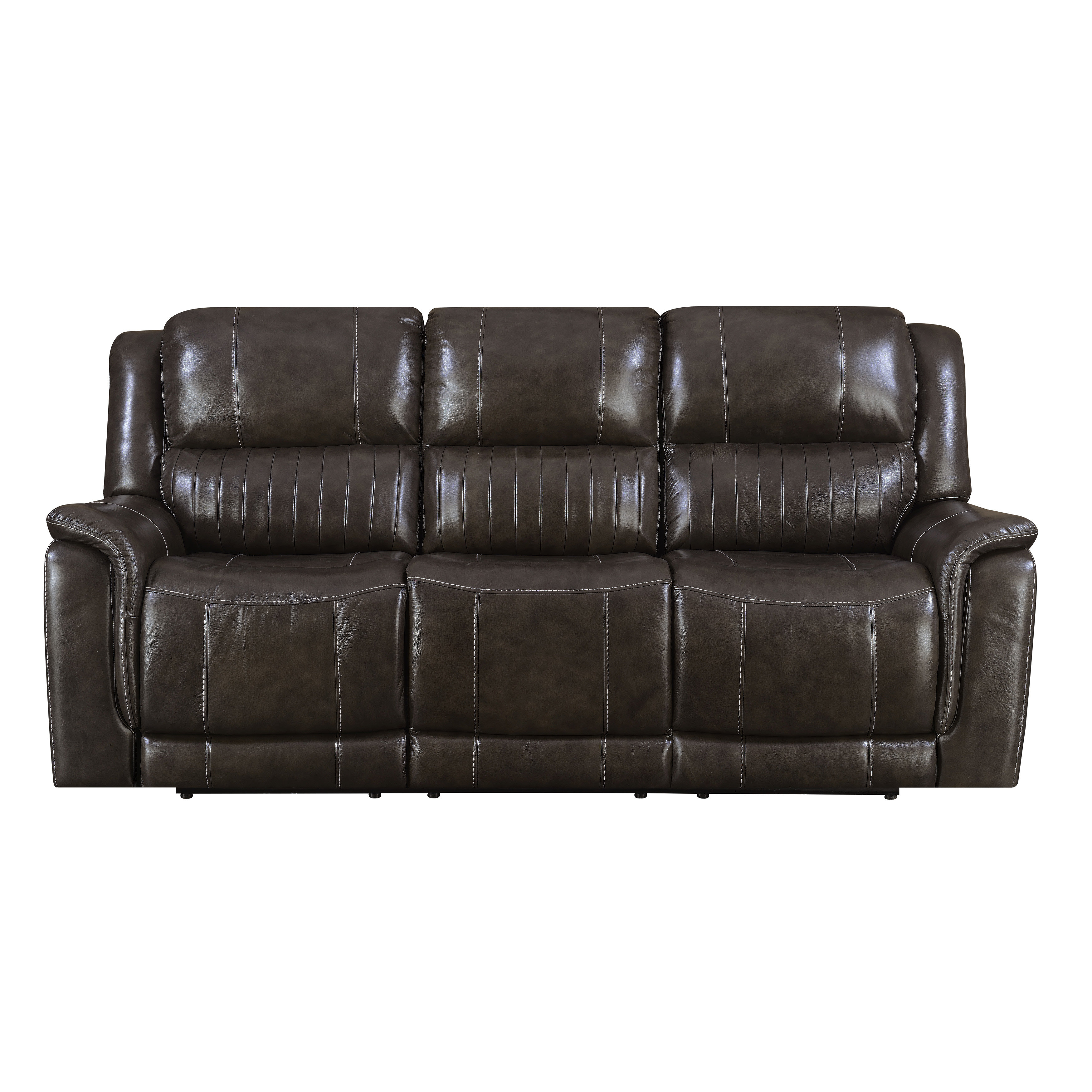 Red Barrel Studio Guineau Leather Reclining Sofa Reviews Wayfair Red Barrel Studio Guineau Leather