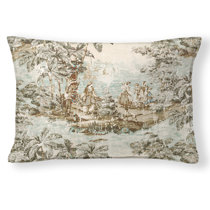 toile pillow cases