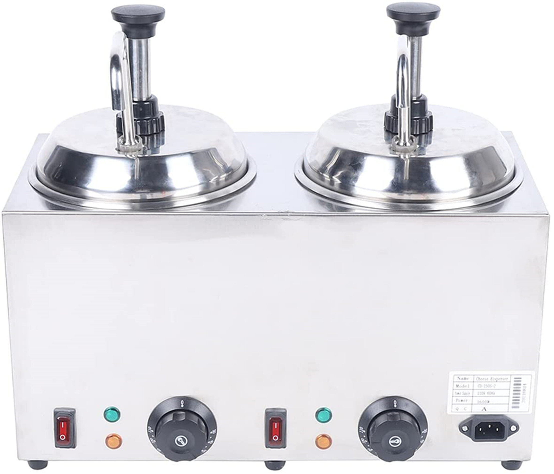Server 81230 Twin FSP Topping Warmer w/ Pumps 