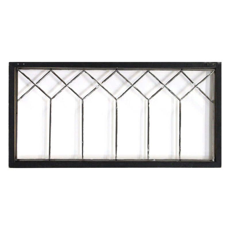 One Allium Way Distressed Window Panel Wall Decor Reviews Wayfair