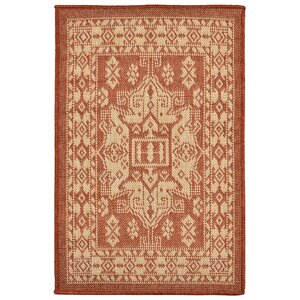 Brasstown Rust Indoor/Outdoor Area Rug