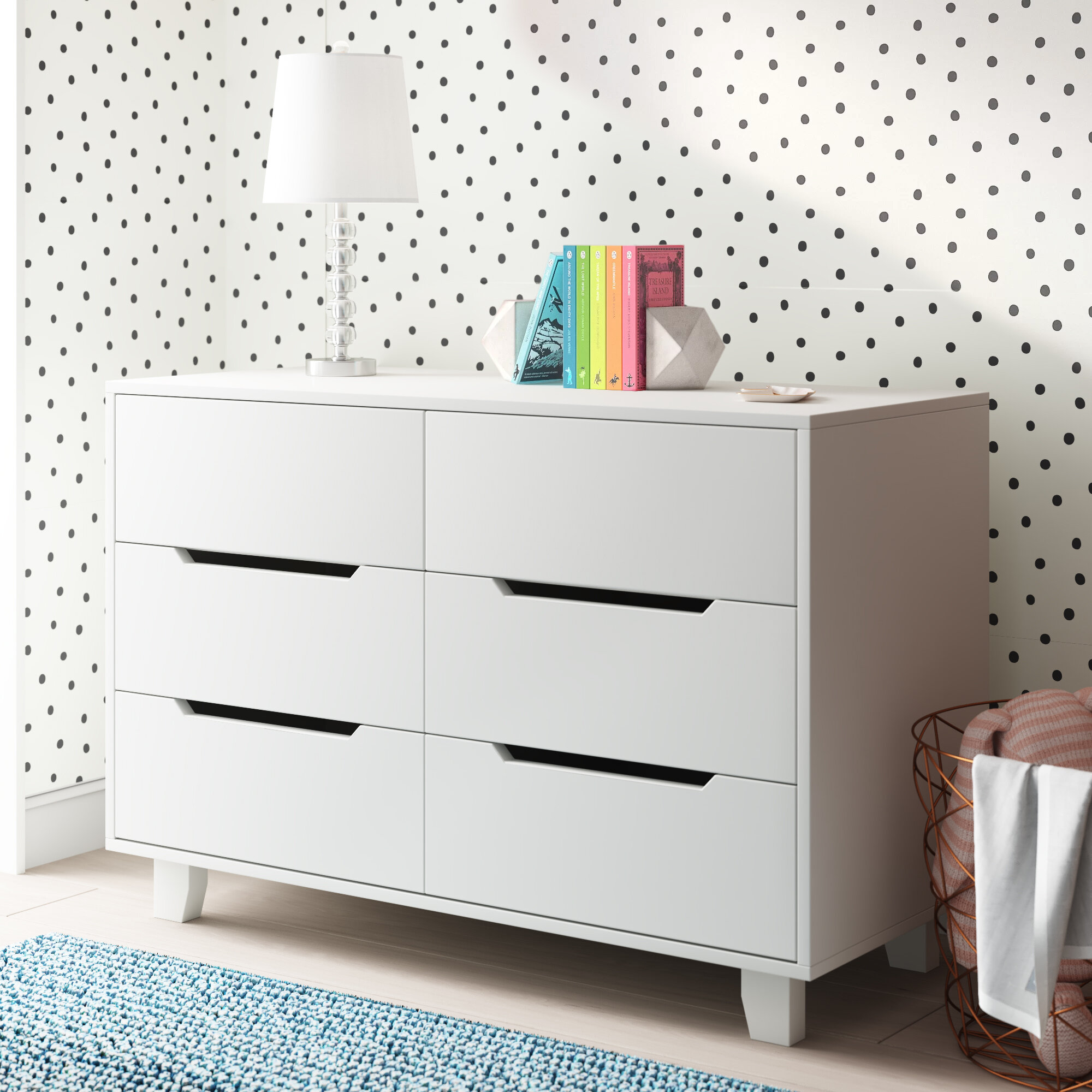 wayfair universal 6 drawer dresser