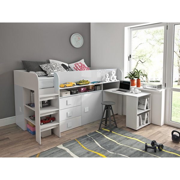 Isabelle Max Hochbett Ewing Mit Mobel Set 90 X 200 Cm Wayfair De