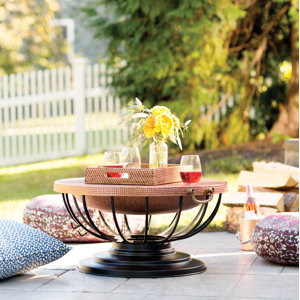 Copper Wood Burning Fire Pit