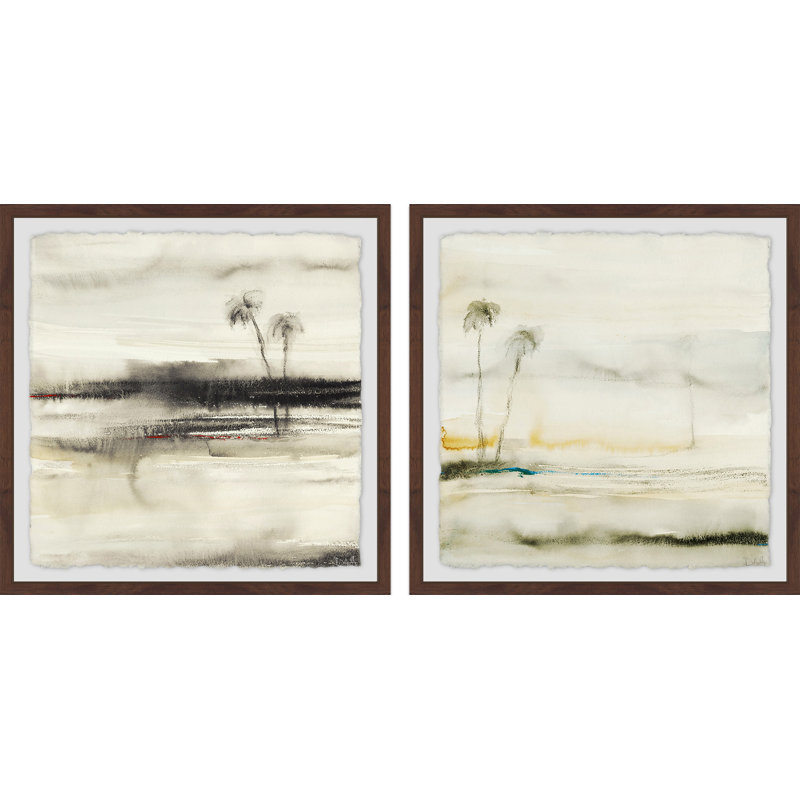 Bay Isle Home Solstice Iii 2 Piece Framed Graphic Art Print Set Wayfair