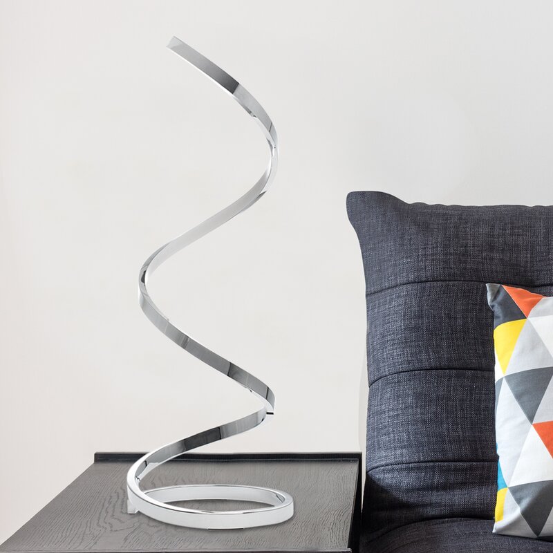 spiral led table lamp