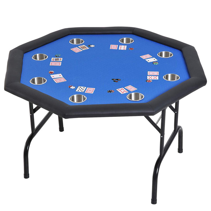 Soozier 48 8 Player Octagonal Foldable Poker Table Reviews