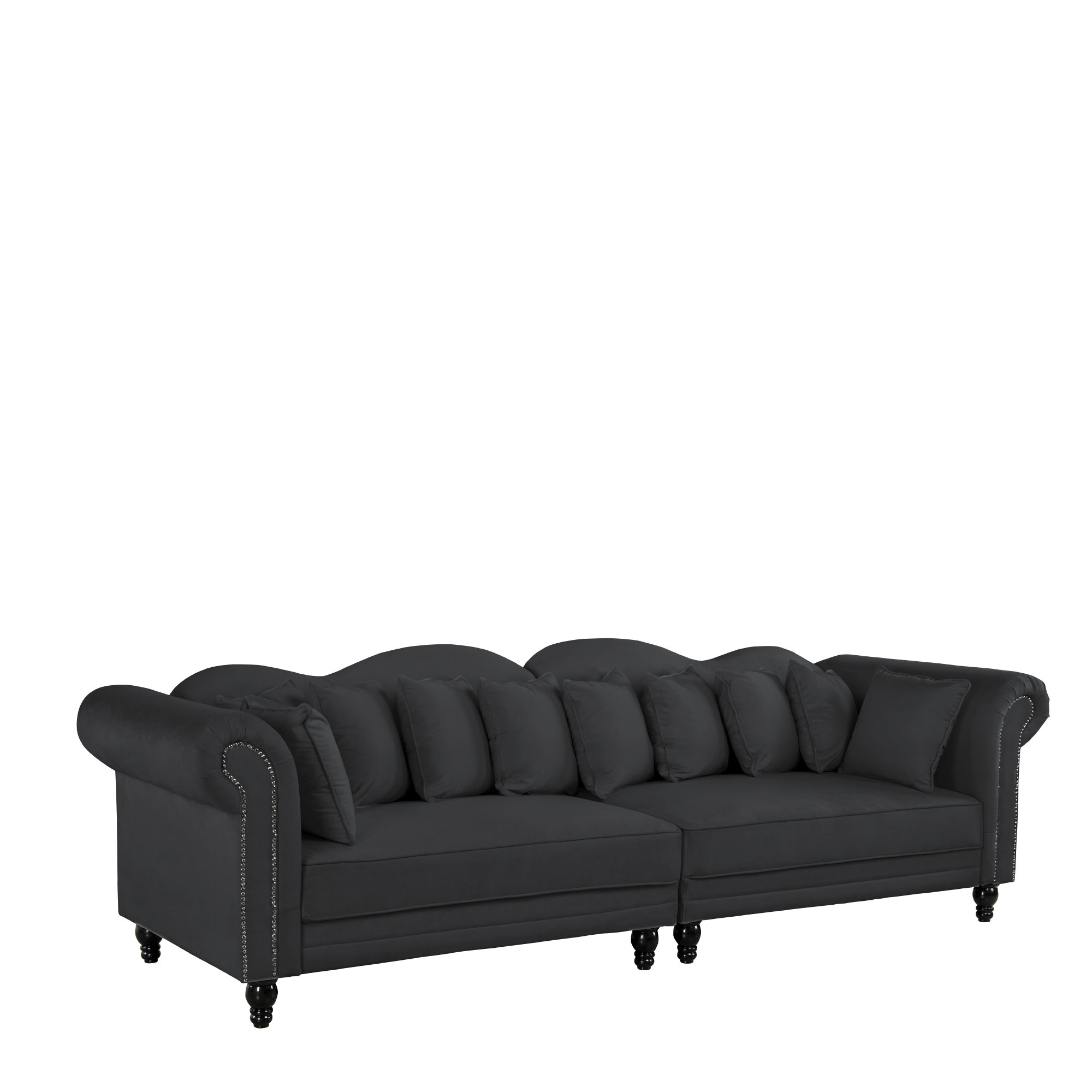 House Of Hampton Johnstown Large Chesterfield Sofa Wayfair Johnstown Large Chesterfield Sofa